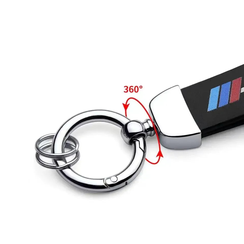 BMW Leather Keychain - FITS ALL MODELS E3X, E4X, E9X, F8X, G8X
